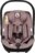 LIONELO turvatool alusega ISOFIX MOXIE I-SIZE, Pink mauve, 40-87 cm. 
