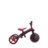 GLOBBER kolmerattaline jalgratas Explorer Trike Foldable 4 In 1, punane, 732-102 
