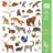 DJECO kleepsukomplekt Fauna (160 tk), DJ09285