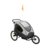 BABYTROLD käru ROADRUNNER 3in1,  Black/Grey, 14-08S 