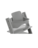 STOKKE söögitool koos turvakaare ja kandikuga TRIPP TRAPP, storm grey, 685600 