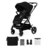 KINDERKRAFT sportkäru YOXI, pure black, KSYOXI00BLK0000 