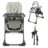 KINDERKRAFT universaalne söögitool 2in1 TUMMIE, grey, KHTUMM00GRY0000 