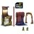 GODZILLA mängukomplekt Hollow Earth Figures and Diorama Set, 35292 
