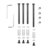 SEVEN POLSKA rulluisud STITCH, 3 in 1, suurus 30-33, 59407 