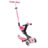 GLOBBER tõukeratas Go Up Deluxe Lights, pastellroosa, 748-710 