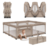 LIONELO mänguaedik-maneež FLORENCE XL EASY FOLD, Beige sand, LO-FLORENCE XL EASY FOLD 