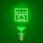 PALADOME MINECRAFT Creeper LED-neoonlamp, PP14116MCF 