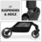 HAUCK käru TRAVEL N CARE PLUS, Black, 160183 
