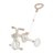 GLOBBER õppekolmerattaline Learning Trike 3in1 Plus, kookospähkli, 738-466 