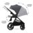 KINDERKRAFT universaalne käru 2IN1 NEA 2.0, deep grey, KSNEA002DGR2000 