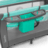 LIONELO reisivoodi-maneež SVEN PLUS, Turquoise/Grey, LO-SVEN PLUS 