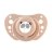 CHICCO rõngaslutt silikoon 0-6kuud 2tk, pink 00075031110000