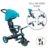 GLOBBER kolmerattaline jalgratas Trike Explorer 4in1, sinakasroheline, 632-105 632-105