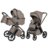CARRELLO universaalne käru 2in1 VECTOR F, Flannel Beige, CRL-6700 