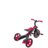 GLOBBER kolmerattaline jalgratas Trike Explorer 4in1, punane, 632-102 632-102