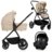 LIONELO universaalne käru MERIL 3in1, Beige sand 