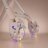 KINDERKRAFT reisikohver lapse kandmiseks CABBY, roosakuldne, KACABB00GLD0000 