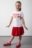 COCCODRILLO seelik ACADEMY GIRL KIDS, punane, cm 