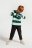 COCCODRILLO long sleeved t-shirt ACADEMY BOY KIDS, rohelised, ZC4143101ABK-011-122, 122 cm 
