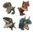 JURASSIC WORLD väikesed hammustavad dinosaurused, assortii., JFC86 