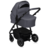 LIONELO universaalne käru AMBER PLUS 3in1, Grey graphite, LO-AMBER PLUS 