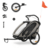 HAUCK käru/jalgrattahaagis 2 lapsele BIKE N WALK DUO, Light grey, 515082 