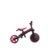 GLOBBER kolmerattaline jalgratas Explorer Trike Foldable 4 In 1, punane, 732-102 