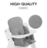 HAUCK söötmistool polsterdus ALPHA COSY SELECT, Stretch grey, 667866 
