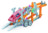 CLEMENTONI SCIENCE & PLAY BUILD ehituskomplekt Autoveok, 240 tk, 75164 
