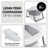 HAUCK kokkupandav vann WASH N FOLD L, White/Stone, 727041 