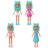 POLLY POCKET võtmehoidja valmistamise komplekt, JKR46 