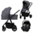 LIONELO universaalne käru AMBER PLUS 3in1, Grey graphite, LO-AMBER PLUS 