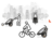 HAUCK käru/jalgrattahaagis 2 lapsele BIKE N WALK DUO, Light grey, 515082 