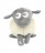 SWEET DREAMERS kaisukas heli ja valgusega Deluxe Grey 5060216820194