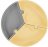 MINIKOIOI paigal püsiv taldrik PUZZLE, 6m+, Mellow Yellow/Powder Grey, 101390006  101390006