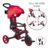 GLOBBER kolmerattaline jalgratas Explorer Trike Foldable 4 In 1, punane, 732-102 