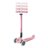 GLOBBER tõukeratas Go Up Deluxe Lights 360°, pastellroosa, 699-310 