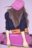 COCCODRILLO t-shirt EVERYDAY GIRL A, purple, ZC5143224VGA-016-134, 134 cm 