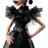 MONSTER HIGH X WEDNESDAY kollektsiooni nukk - peokleidis Wednesday, HXJ03 