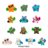 MRBEAST LAB Swarms figuurikomplekt 12 tk, MS24711 