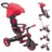 GLOBBER kolmerattaline jalgratas Trike Explorer 4in1, punane, 632-102 632-102