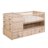 KLUPŚ lastevoodi koos kummutiga COMPACT 3in1, 120x60 cm., Beech 